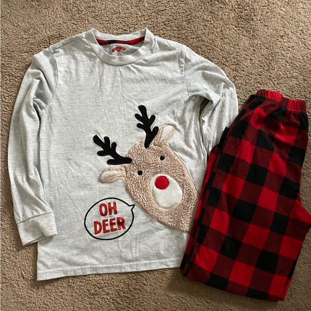 Kids Unisex holiday pajama set